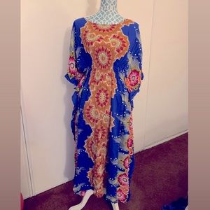 Beach bohemian cover up dress. New